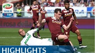 Torino  Sassuolo 13  Highlights  Matchday 35  Serie A TIM 201516 [upl. by Aluor993]