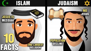 10 Biggest Differences Between ISLAM amp JUDAISM [upl. by Rinna]