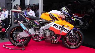 HONDA V5 RC211V 2002 MotoGP Exhaust Sound [upl. by Jayne]