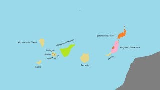 History of the Canary Islands Every Year [upl. by Orsola643]