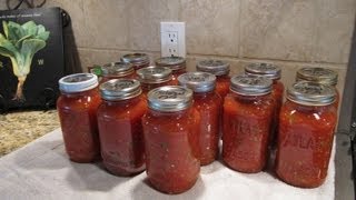 Spaghetti Sauce Canning the Easy Way [upl. by Suriaj]