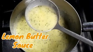 LEMON BUTTER SAUCE  TIPS TO PREVENT SPLIT  SAUCES RECIPE [upl. by Nichols]