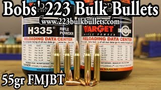 Bobs 223 Bulk Bullets  OUTSTANDING accuracy 8 cents each [upl. by Otho575]