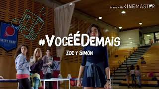 Go Você é demais  LETRA canción en español Zoe y Simón [upl. by Edee]