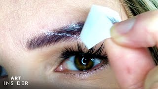 How To Use Temporary Eyebrow Tattoos [upl. by Mikahs101]