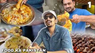 Massive Street Food In Karachi  EP 01  Food Ka Pakistan [upl. by Llenil246]