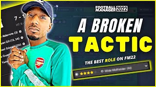 A BROKEN 442 FM22 TACTIC BEST FM22 ROLE  FM22 TACTICS  FOOTBALL MANAGER 2022 [upl. by Odine]