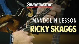 Ricky Skaggs Mandolin Lesson [upl. by Ahsinek301]