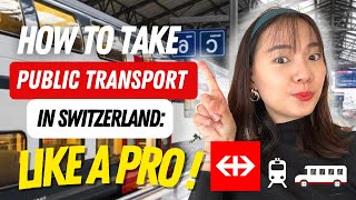 How to get around in Switzerland by PUBLIC TRANSPORT [upl. by Mirna]