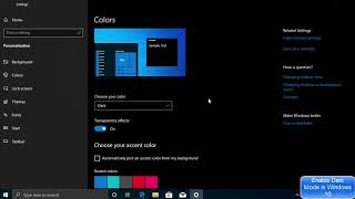 How to Enable Dark Mode in Windows 10 Officially [upl. by Sima338]