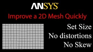 ANSYS Workbench  Improve Meshing in 3 Easy Steps [upl. by Amoakuh]