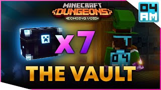 THE VAULT  7 OBSIDIAN CHESTS amp All Secret Stronghold Switch Locations in Minecraft Dungeons [upl. by Hester]