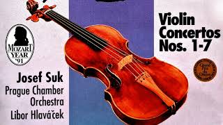 Mozart  The Violin Concertos n°1234567  Presentation Centurys recording  Josef Suk [upl. by Kondon]