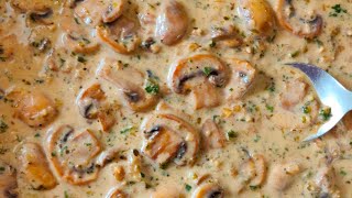 Creamy Mushroom Sauce Recipe [upl. by Sherourd]