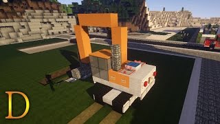 MINECRAFT POJAZDY  Jak zbudować koparkę [upl. by Janene]