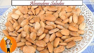 Almendras Saladas sin aceite  Receta de Cocina en Familia [upl. by Pippo]