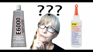 E6000 Glue vs Fabri Tac glue review side by side testing [upl. by Lorien]