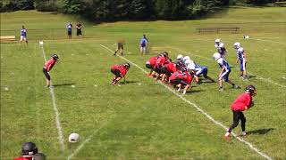 Fullback Dive Play in Youth Football [upl. by Hayman554]