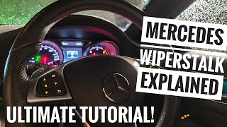 Mercedes Wiper Controls EXPLAINED [upl. by Alla]