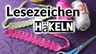 Lesezeichen häkeln Handmade  AnnCooki [upl. by Ynos]