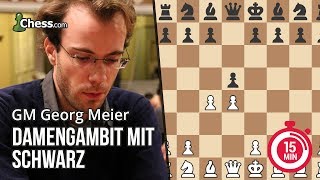 Georg Meier erklärt das Damengambit für Schwarz in 15 Minuten [upl. by Garland]