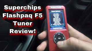 Superchips Flashpaq F5 Tuner Review Silverado 53L [upl. by Llorrac]