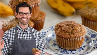 AMAZING Banana Muffin Recipe [upl. by Scharaga]