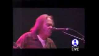 SOUTHERN MAN  Neil Young  Live 2000  LYRICS  Crosby Stills Nash amp Young [upl. by Soracco]