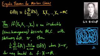 ML 182 Ergodic theorem for Markov chains [upl. by Aivle535]