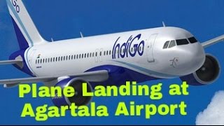 Plane landing and takeoff at Agartala Airport Tripura  by Ntag Production [upl. by Thornburg]