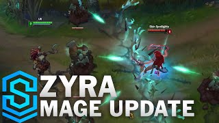 Mythmaker Zyra Skin Spotlight  League of Legends [upl. by Karlyn654]