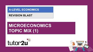 ALevel Economics Revision Blast  Micro Topic Mix 1  13 Apr 2021 [upl. by Lletnwahs]