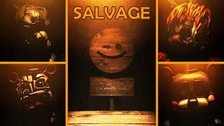 FNAF 6  All Salvage Minigames No Damage [upl. by Lasky]