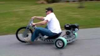 Drift Trike Industrial Custom Motorized Drift Trike [upl. by Cassey566]