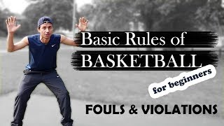 Basic rules of Basketball Fouls amp Violations [upl. by Hak]