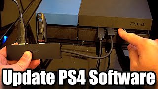 How to UPDATE PS4 SYSTEM SOFTWARE using a USB Flash Drive Best Method [upl. by Dougall]