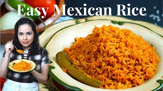 How to make MEXICAN RICE  TRADITIONAL MexicanSPANISH rice RECIPE [upl. by Helyn853]