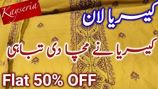 kayseria Lawn amp Sale Flat 50 OFF [upl. by Annmaria]