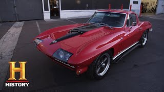 Counting Cars STUNNING 66 CORVETTE REVS DANNY UP Season 9  History [upl. by Sully]