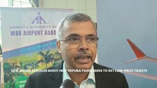 Air India Express services launched at Agartala MBB Airport [upl. by Lind]