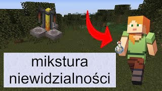 jak zrobić miksturę niewidzialności w Minecraft [upl. by Ruhnke]