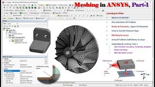 Meshing in ANSYSGlobal Mesh ControlPart1 [upl. by Neztnaj]