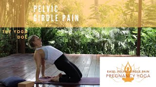 EASE 30 minute pregnancy yoga  Pelvic Girdle Pain  The Yoga Doc [upl. by Wayland]