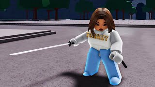 pretending to be a girl in roblox battlegrounds [upl. by Terraj]