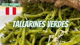 Tallarines verdes PESTO PERUANO COMIDA PERUANA [upl. by Filomena]