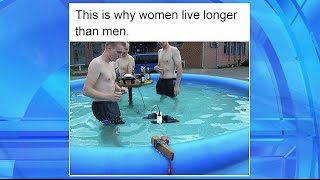 Why Women Live Longer Than Men Explained in One Meme [upl. by Nigle]