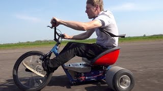 20000 Watt Electric Drift Trike [upl. by Yelnikcm155]