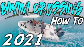 2021 Bimini Crossing How To  Florida to Bahamas by Boat  Sea Hunt Gamefish  Ft Lauderdale Miami [upl. by Htenek]