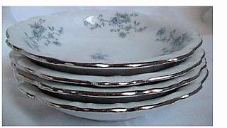 Johann Haviland Bavaria Germany Blue Garland China 16 Piece SET New Condition [upl. by Lrac225]