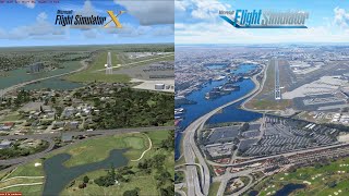 Airport Scenery FSX vs FS2020  Microsoft Flight Simulator 2020 [upl. by Rima217]